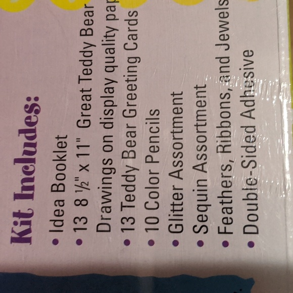 Y2K Greeting Card Create Your Own Designs Bears VTG 2000 Craft Kit - Picture 6 of 9